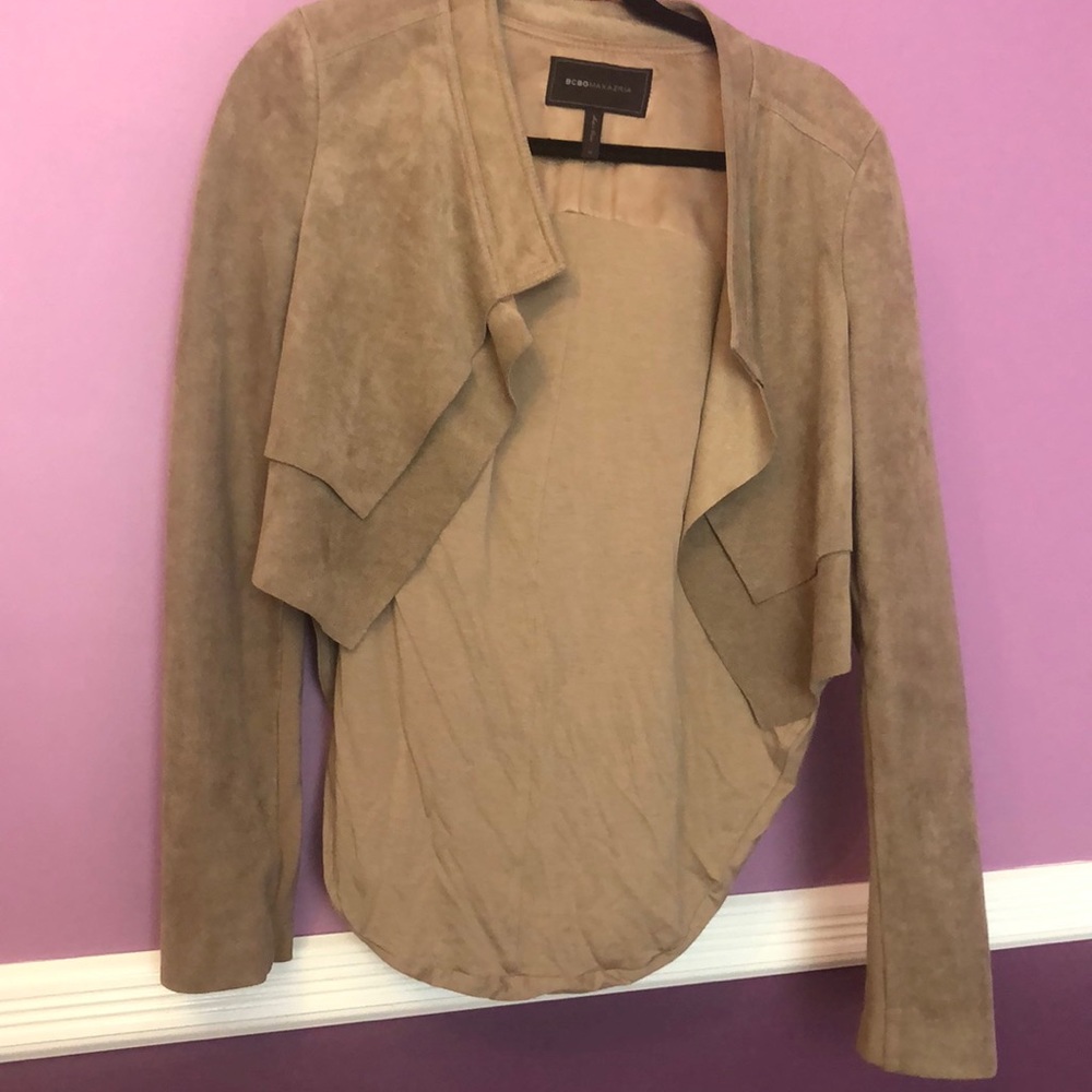 Suede blazer